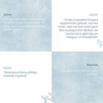 Laveen: Mama Omega 3 (plantaardig, rijk aan DHA) – Zwangerschap Pillen