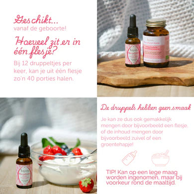Laveen: Bio Culturen Drops voor baby en kind – Probiotica Druppels