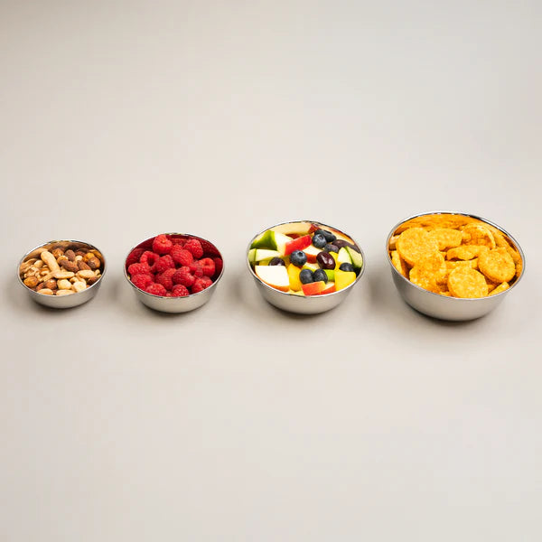 Talli RVS Schalen (kommen) 9cm Set van 2