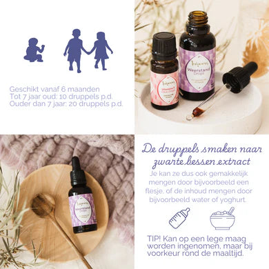 Laveen: Weerstand Drops voor baby en kind – Vitamine Druppels