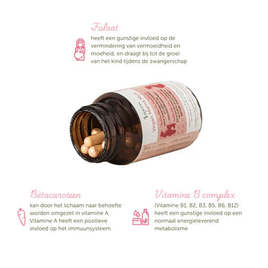 Laveen: Vega Mama Multi (met Actieve Foliumzuur) – Zwangerschap Pillen