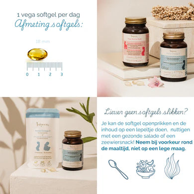 Laveen: Mama Omega 3 (plantaardig, rijk aan DHA) – Zwangerschap Pillen