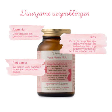 Laveen: Vega Mama Multi (met Actieve Foliumzuur) – Zwangerschap Pillen