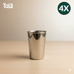 Talli RVS Drink Beker Set van 4
