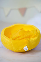 Speeldoek Geel Regenboog - Medium 48x48cm