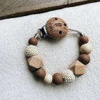 Babyzus Speenkoord Natuurlijk Hout