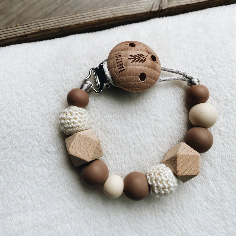 Babyzus Speenkoord Natuurlijk Hout