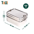 Talli 3-in-1 RVS Lunchbox Medium