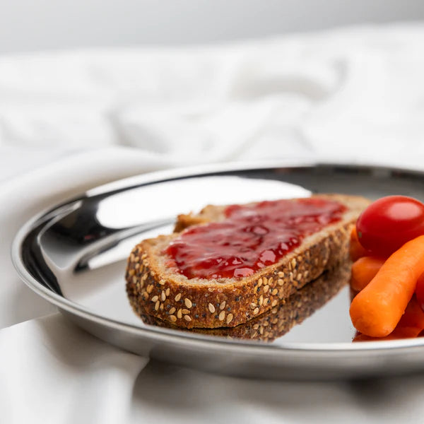 Talli RVS Bord 20cm set van 4