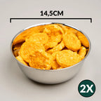 Talli RVS Schalen (kommen) 14.5cm Set van 2