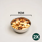 Talli RVS Schalen (kommen) 9cm Set van 2