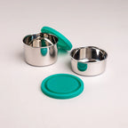 Talli RVS Snackbox Lekvrij set van 2  | 250ml + 180ml |