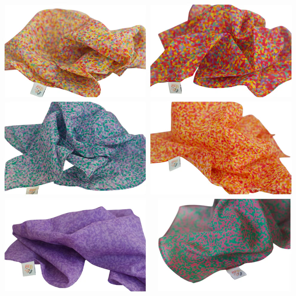 Speeldoek Super warm confetti - Medium 48x48cm