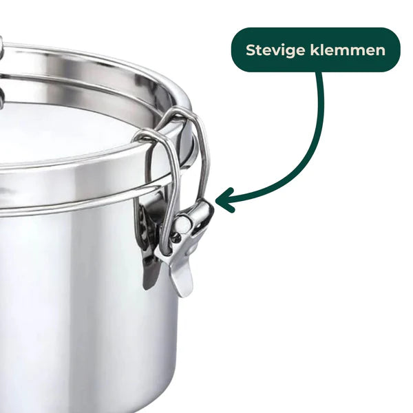 Talli RVS Lunchbox Lekvrij Rond