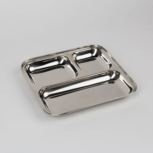 Talli RVS Kinderbord met vakjes Vierkant