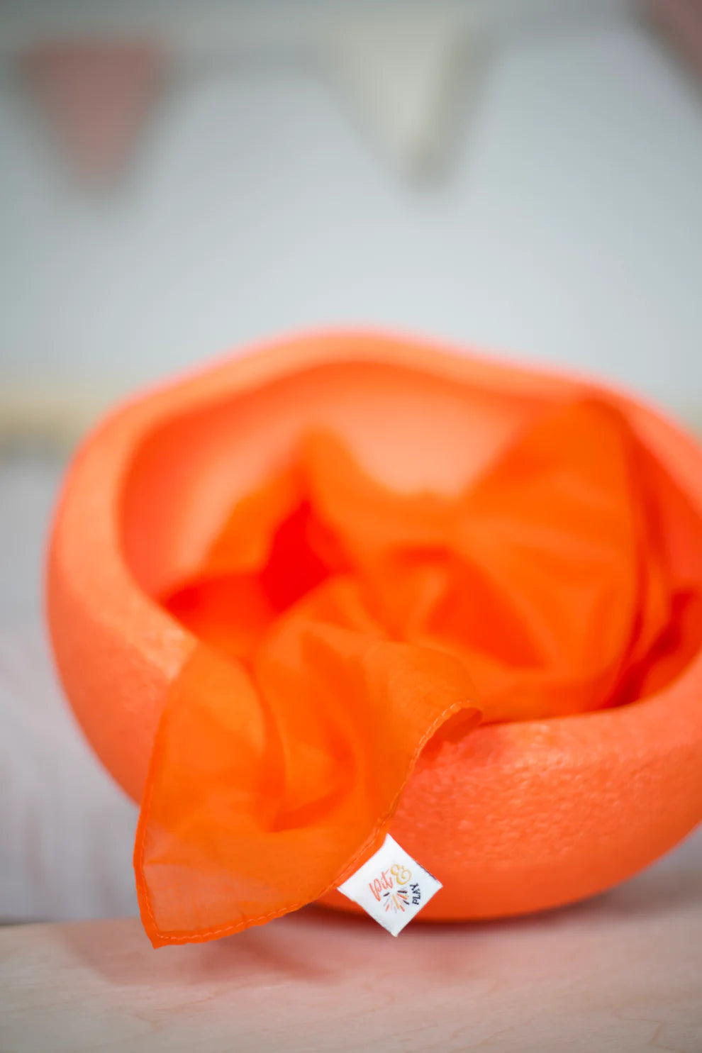 Speeldoek Oranje Regenboog - Medium 48x48cm