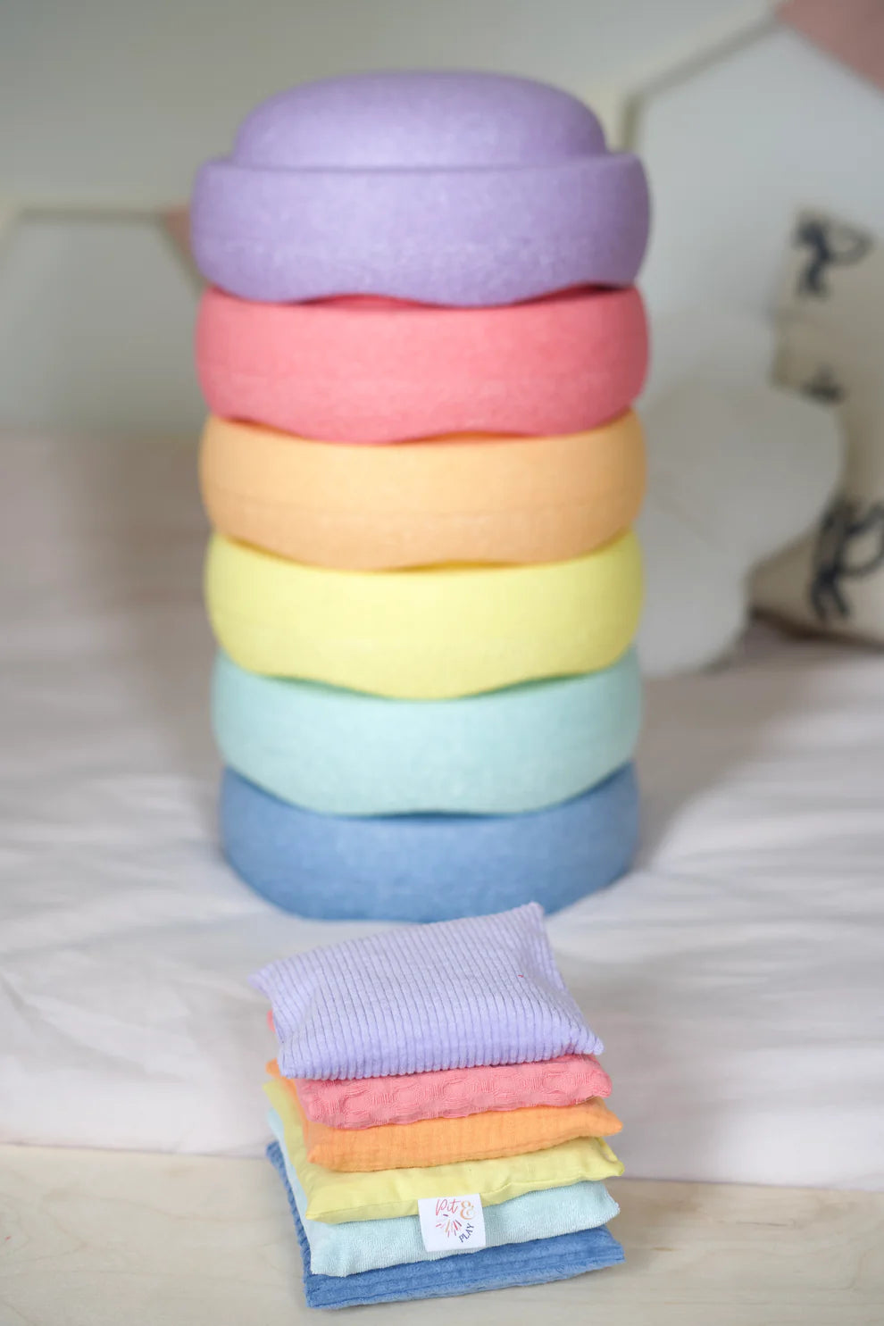 Pittenzakjes Pastel set van 6