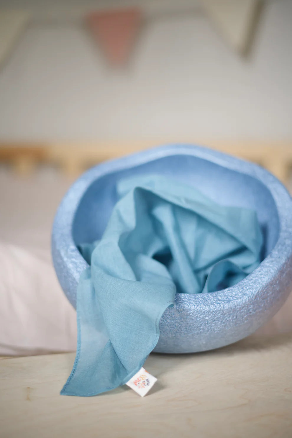 Speeldoek Blauw Pastel - Medium 48x48cm