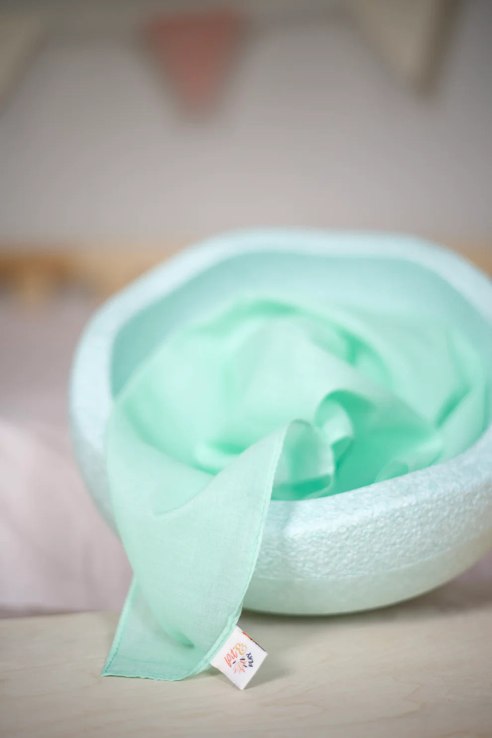 Speeldoek Mint Groen Pastel - Medium 48x48cm