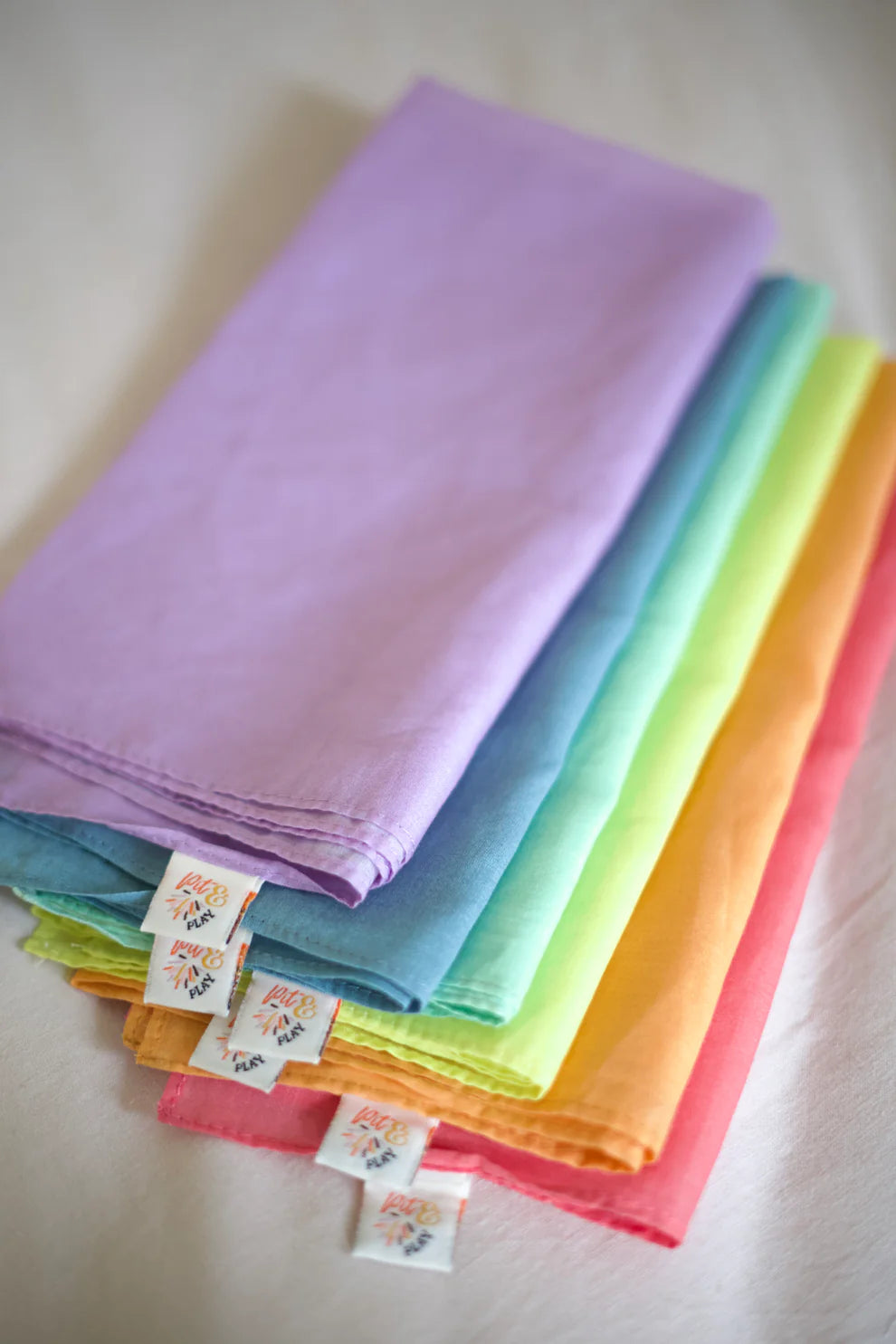 Speeldoek Mint Groen Pastel - Medium 48x48cm