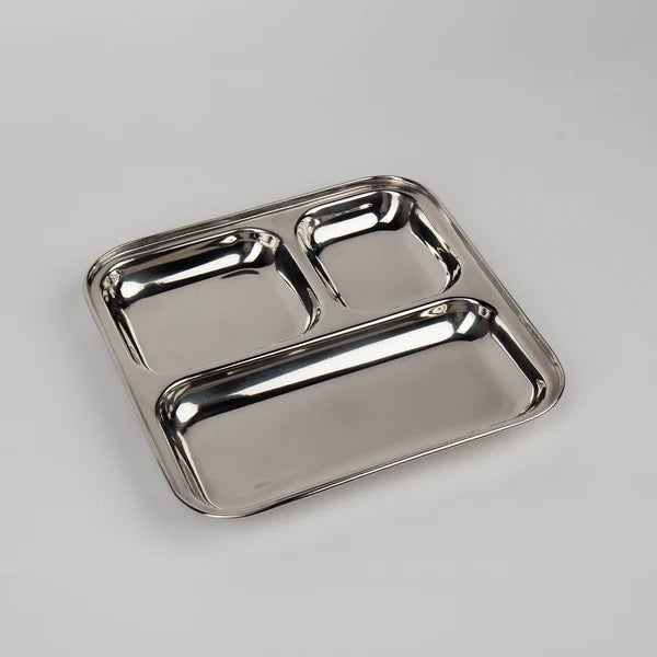 Talli RVS Kinderbord met vakjes Vierkant