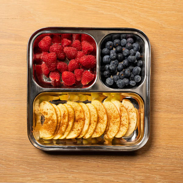 Talli RVS Kinderbord met vakjes Vierkant